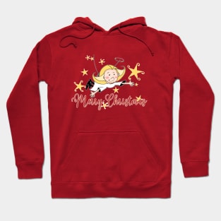 Merry Christmas Angel Hoodie